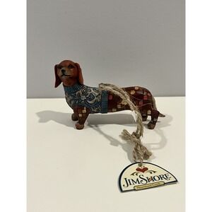 Jim Shore Longfellow Dachshund Weiner Dog Ornament Heartwood Creek 2005